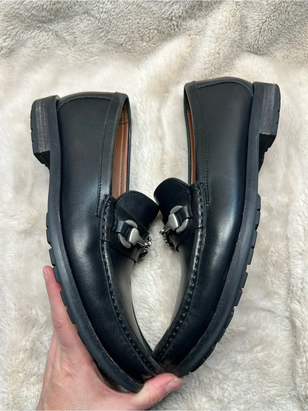 Allen Edmonds Arezzo loafers in black leather 8 D